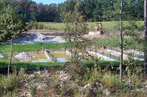 Sediment Basin with Baffles